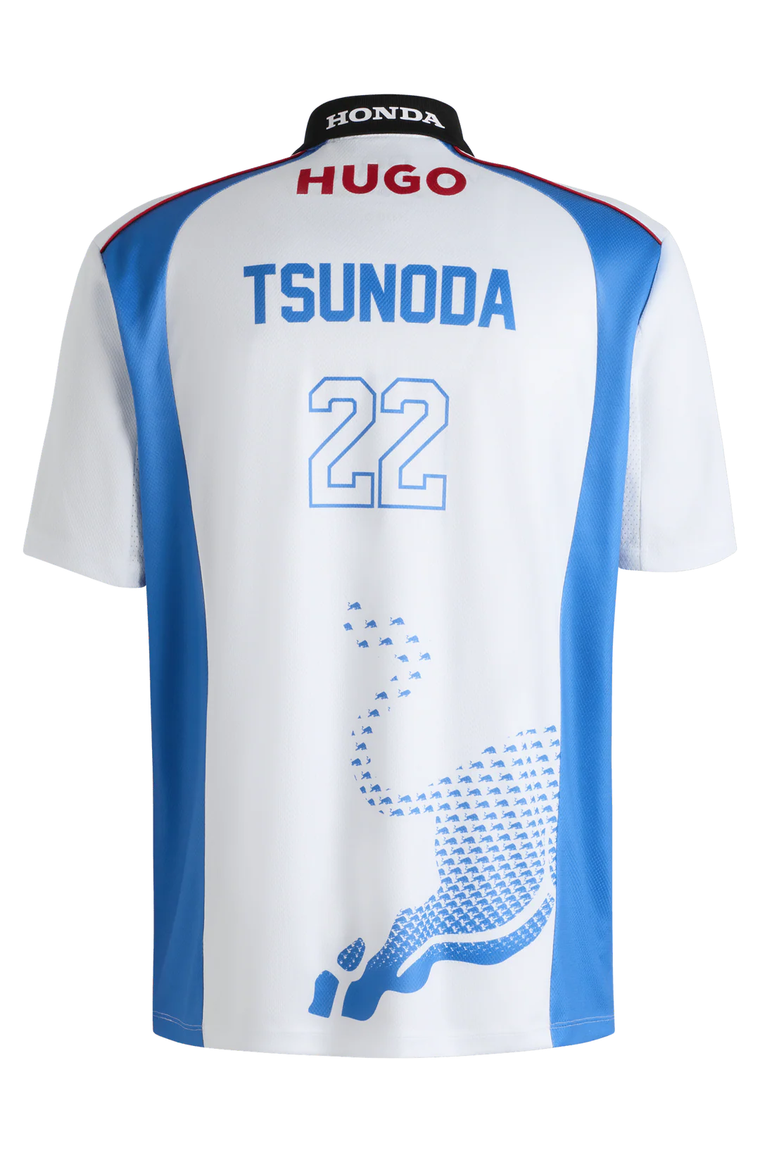 Visa Cash App RB F1 2025 Men's Yuki Tsunoda Polo T-Shirt - White