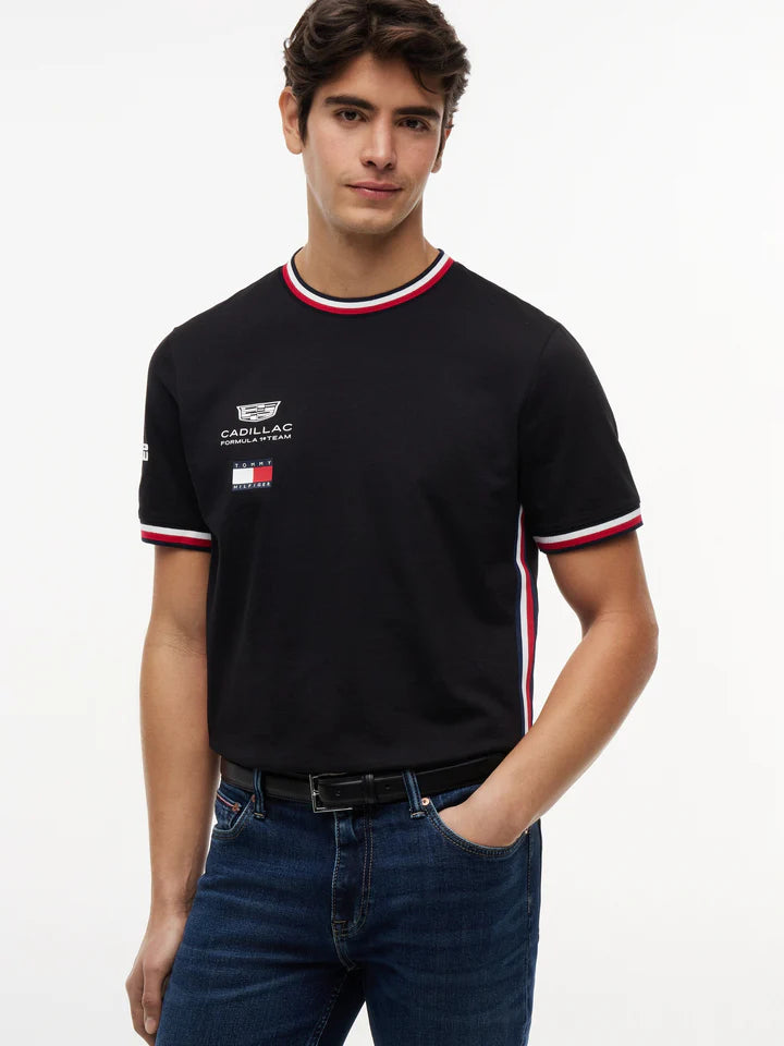Cadillac F1 Racing 2026 Team T-Shirt - Black/White