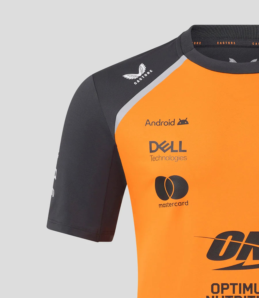 McLaren F1 2025 Men's Lando Norris Team T-Shirt - Papaya/Phantom