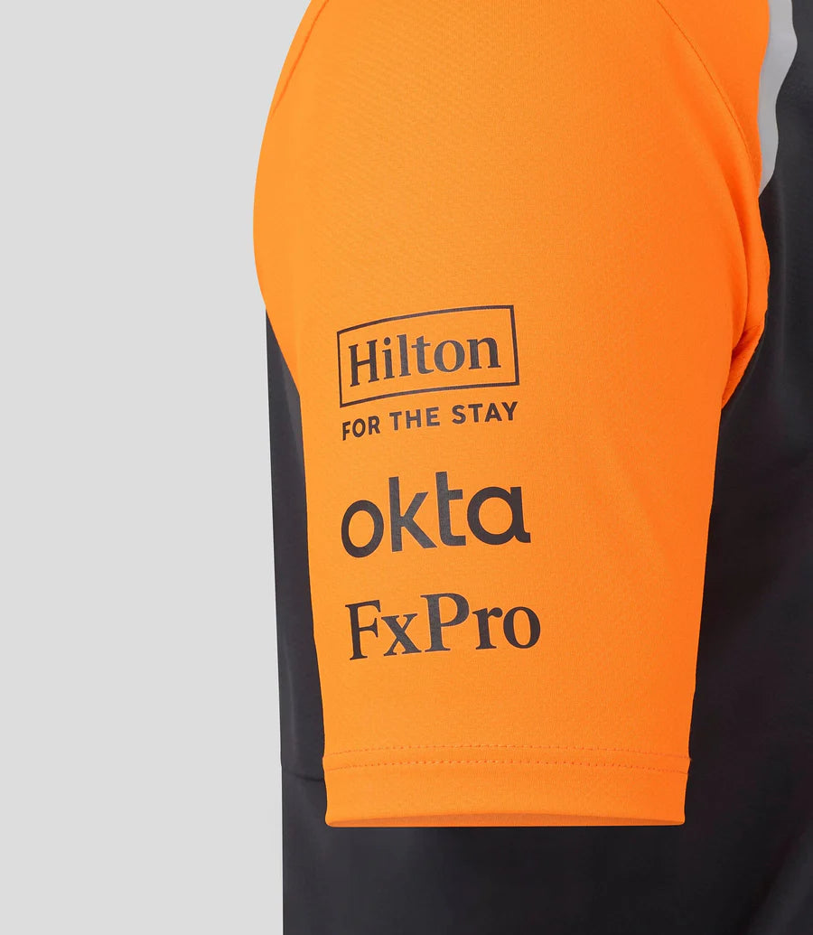 McLaren F1 2025 Men's Lando Norris Team T-Shirt - Papaya/Phantom