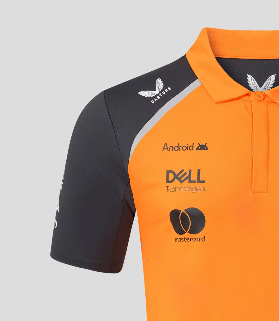 McLaren F1 Men's 2025 Oscar Piastri Polo Shirt - Papaya