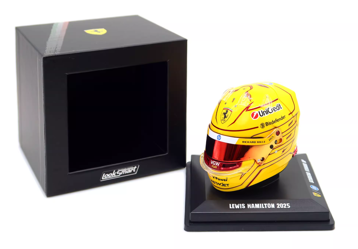 Lewis Hamilton 2025 Ferrari 1:5 Helmet