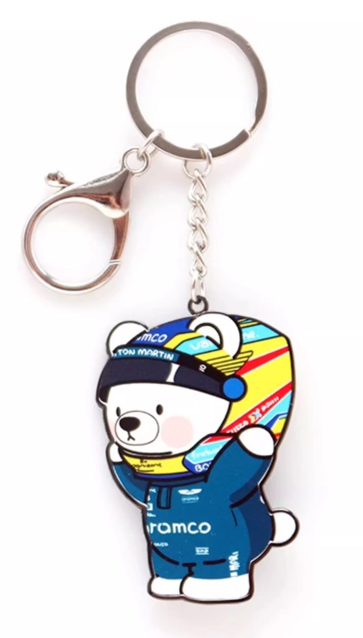 F1 Driver Bear Keychain Collection