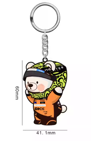 F1 Driver Bear Keychain Collection