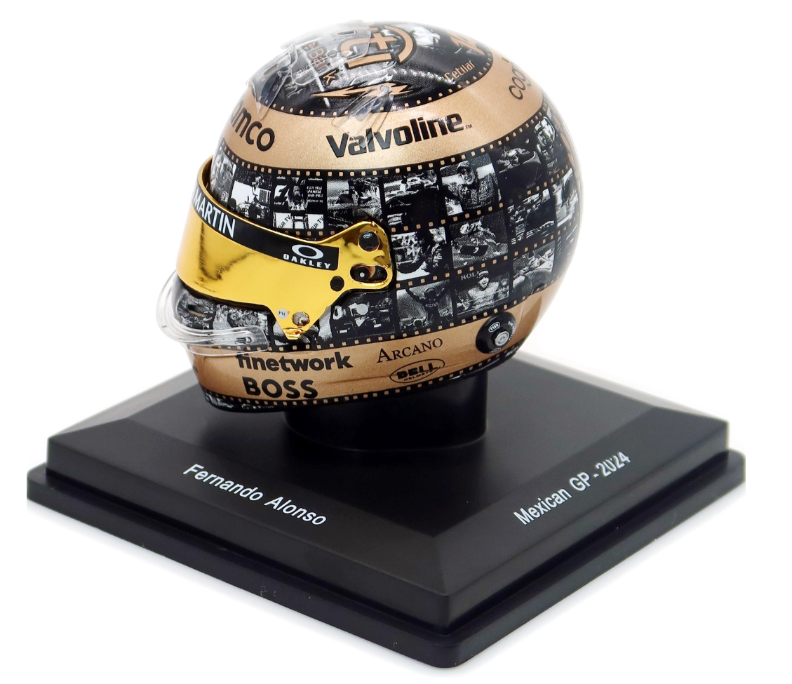 Fernando Alonso 2024 Mexican GP 1:5 Helmet