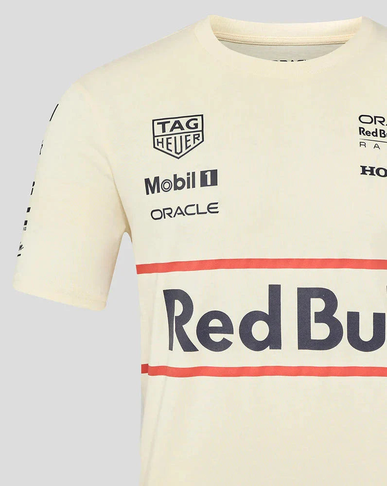 Red Bull Racing F1 Heritage Team T-Shirt - Egret