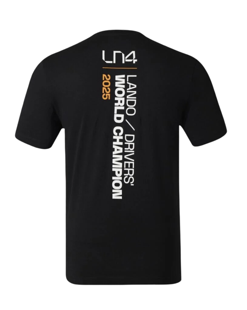 Lando Norris Championship Winner T-Shirt - Black