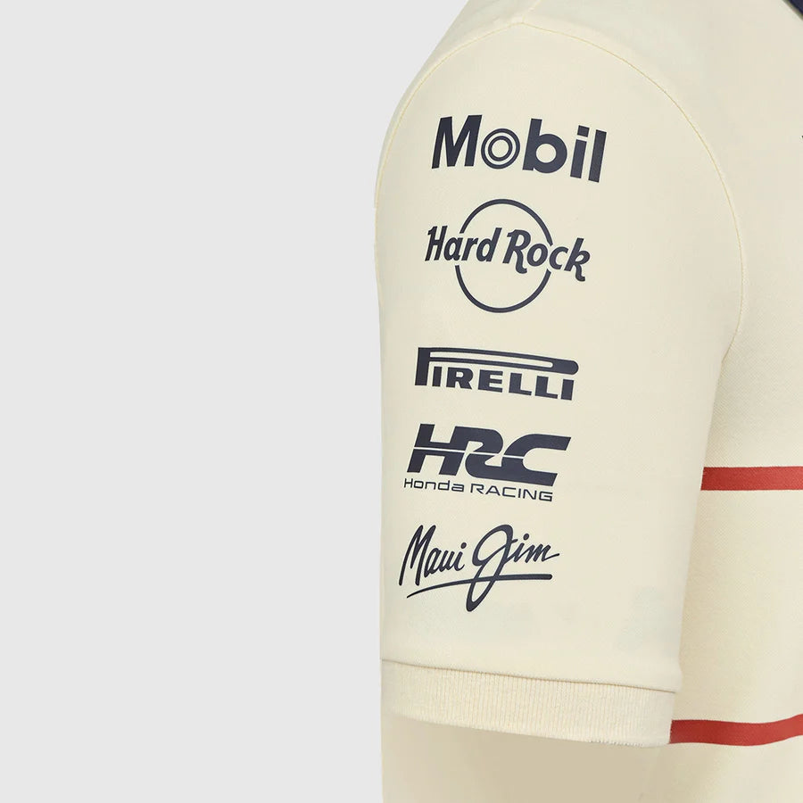 Red Bull Racing F1 Heritage Team Polo Shirt - Egret