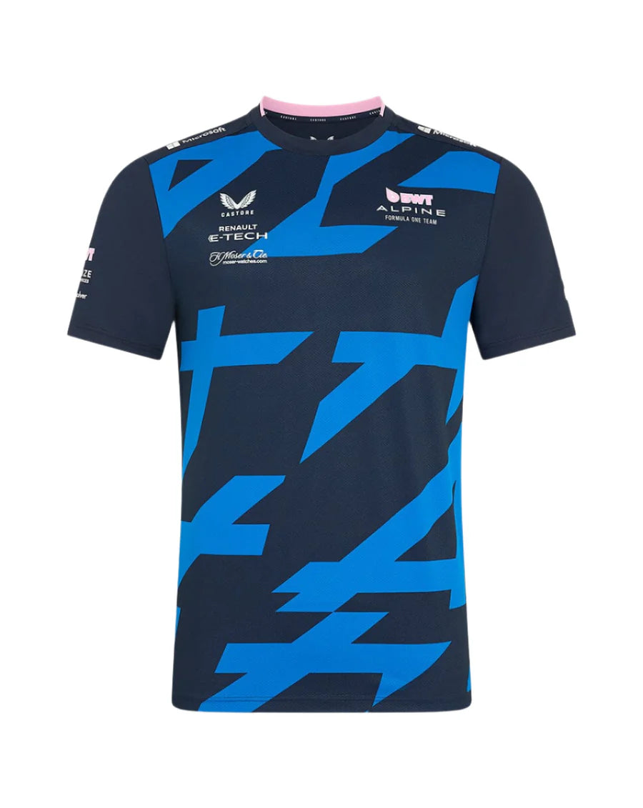 Alpine Racing F1 2025 Pierre Gasly Team T-Shirt – Navy