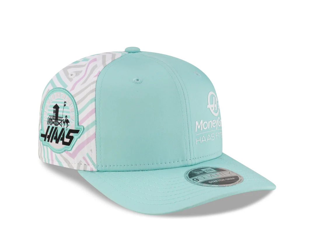 Haas Racing F1 New Era 9Seventy Special Edition Miami GP Hat - Mint Blue