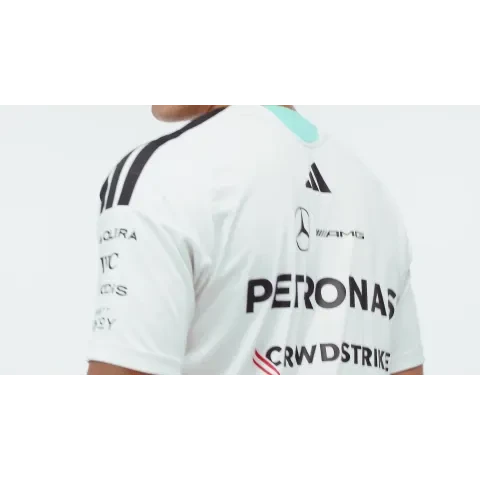 Mercedes - AMG Petronas Formula One 2026 Men's Team Jersey T-Shirt - Black/White