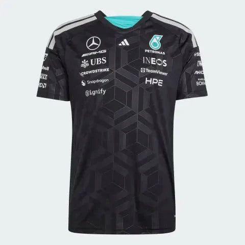 Mercedes - AMG Petronas Formula One 2026 Men's Team Jersey T-Shirt - Black/White