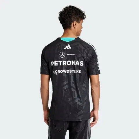 Mercedes - AMG Petronas Formula One 2026 Men's Team Jersey T-Shirt - Black/White