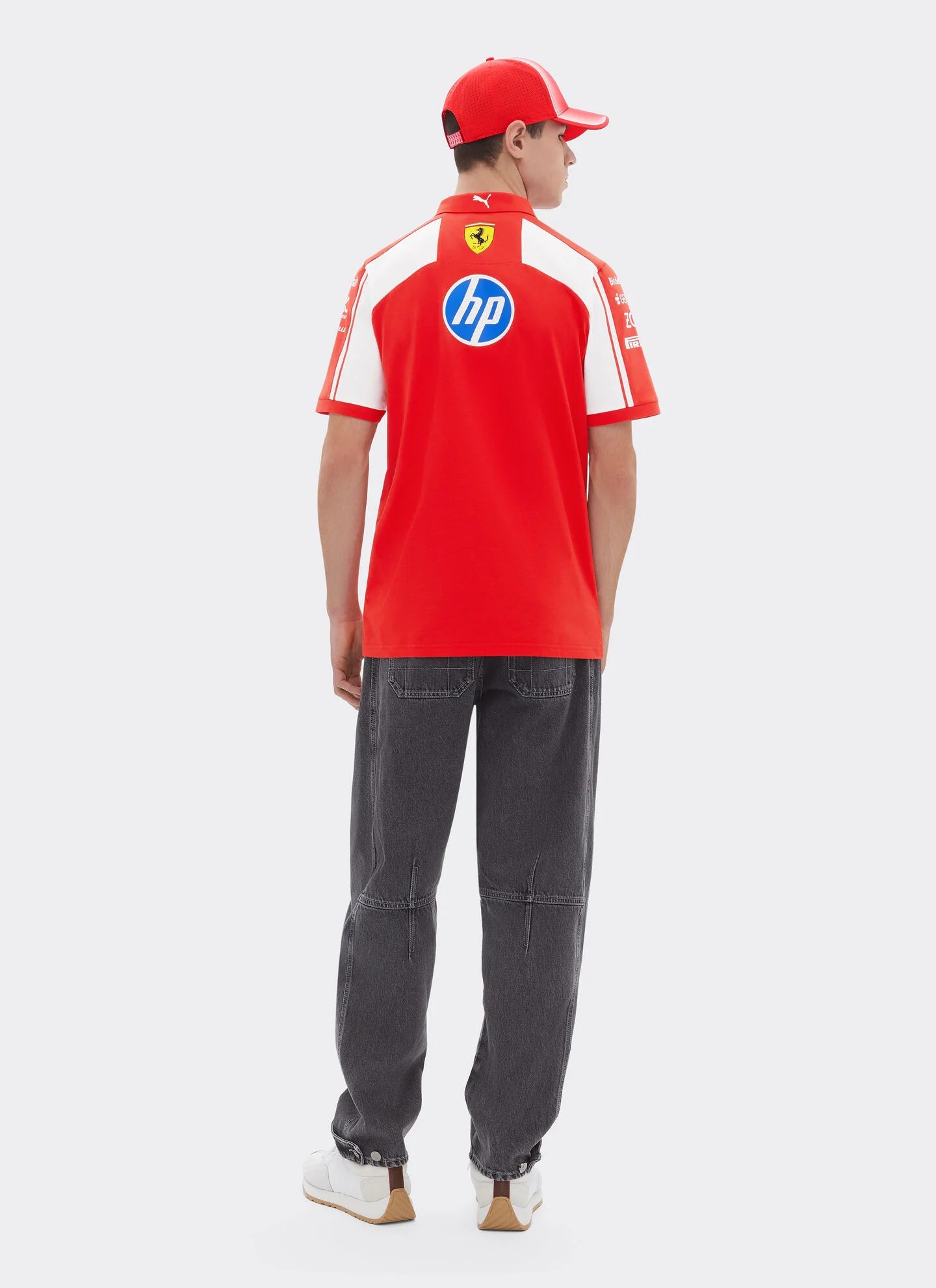 Scuderia Ferrari F1 2026 Team Polo Shirt - Puma Red