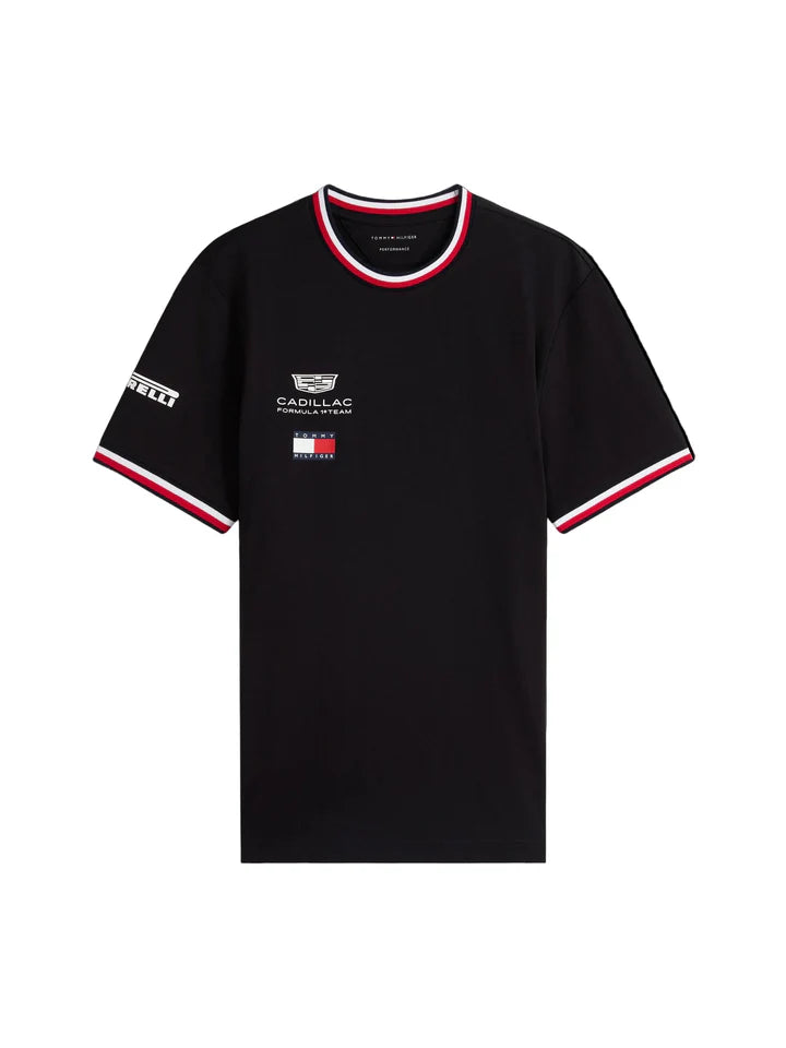 Cadillac F1 Racing 2026 Team T-Shirt - Black/White