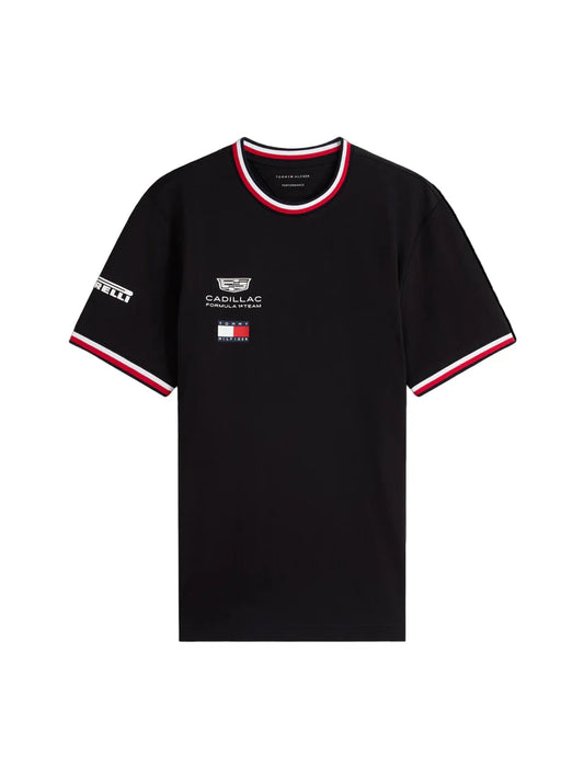 Cadillac F1 Racing 2026 Team T-Shirt - Black/White