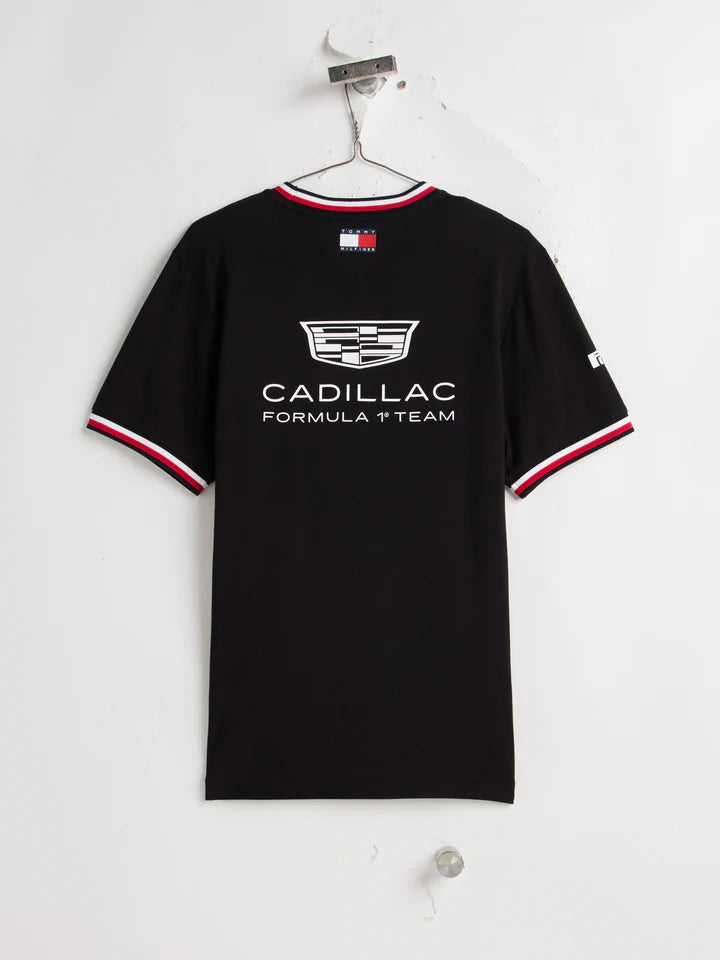 Cadillac F1 Racing 2026 Team T-Shirt - Black/White