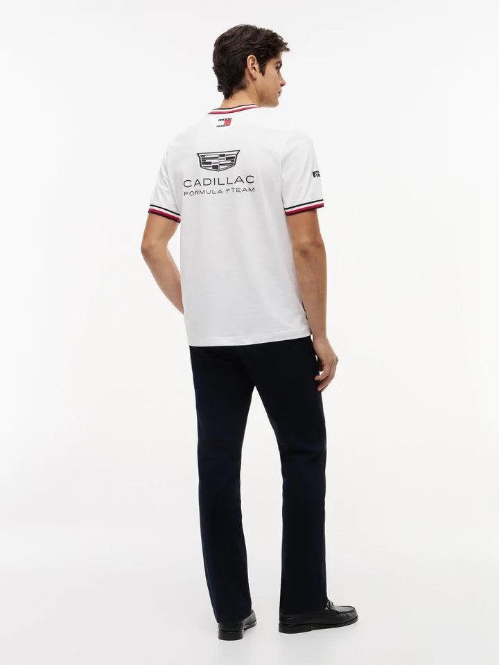 Cadillac F1 Racing 2026 Team T-Shirt - Black/White