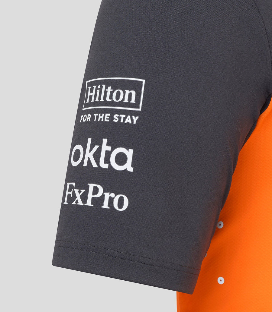 McLaren F1 2025 Men's Lando Norris Team T-Shirt - Papaya/Phantom