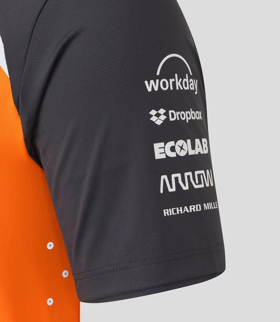 McLaren F1 Men's 2025 Oscar Piastri Polo Shirt - Papaya