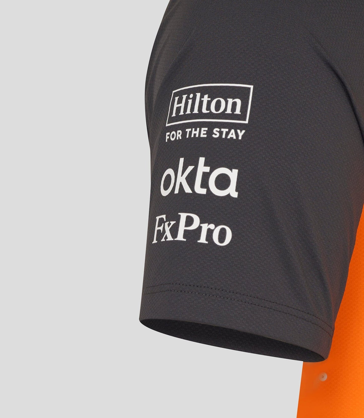 McLaren F1 2025 Men's Team T-Shirt - Phantom/Papaya