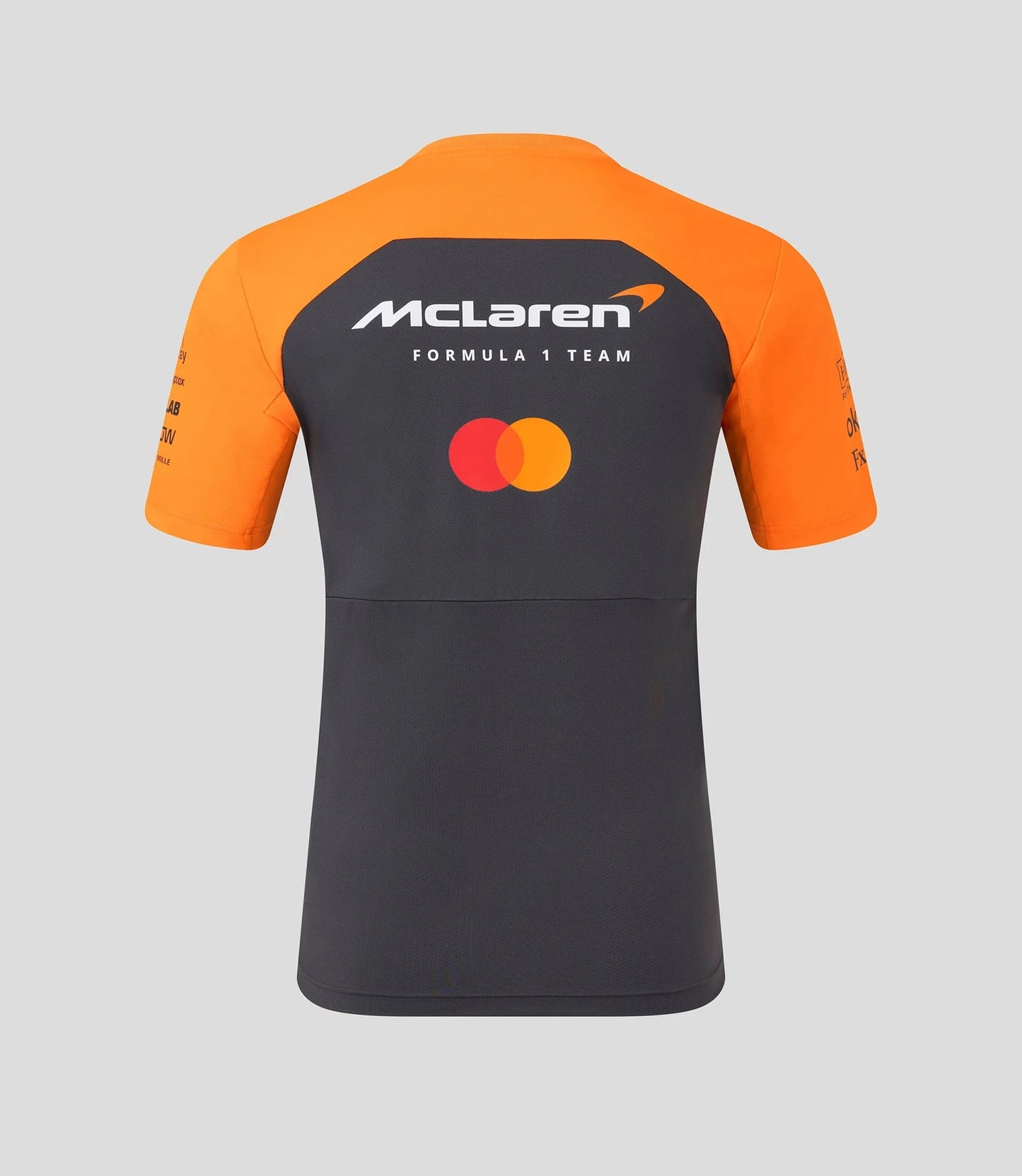 McLaren F1 2025 Men's Team T-Shirt - Phantom/Papaya
