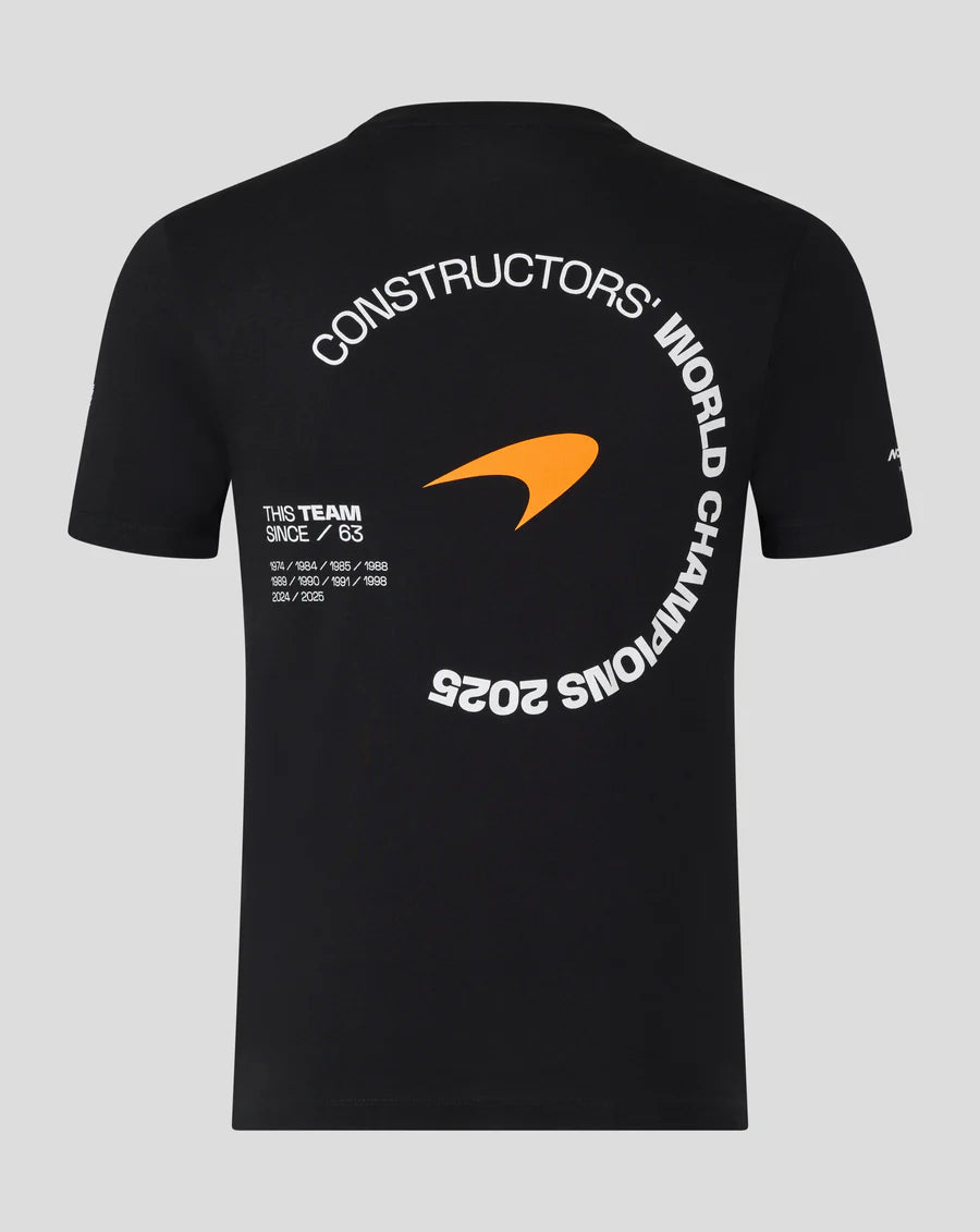 McLaren F1 2025 Constructors' Championship T-Shirt - Black