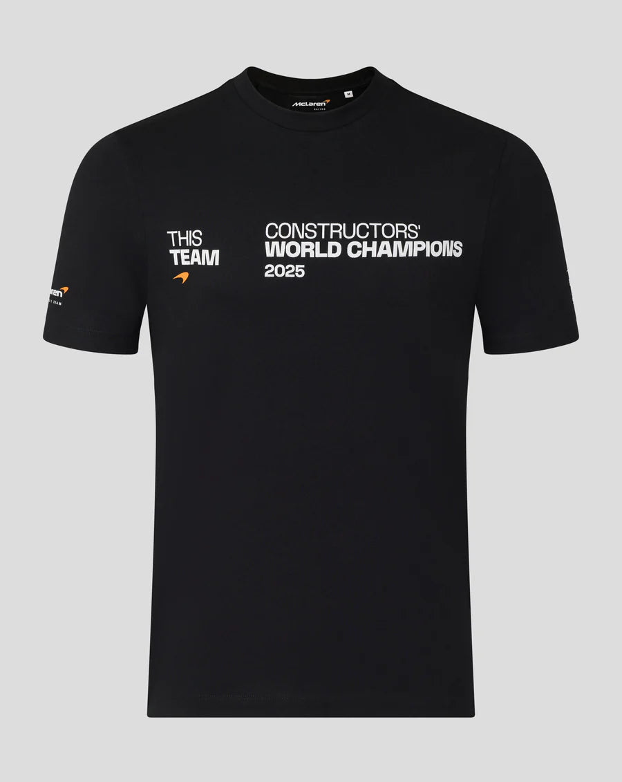 McLaren F1 2025 Constructors' Championship T-Shirt - Black