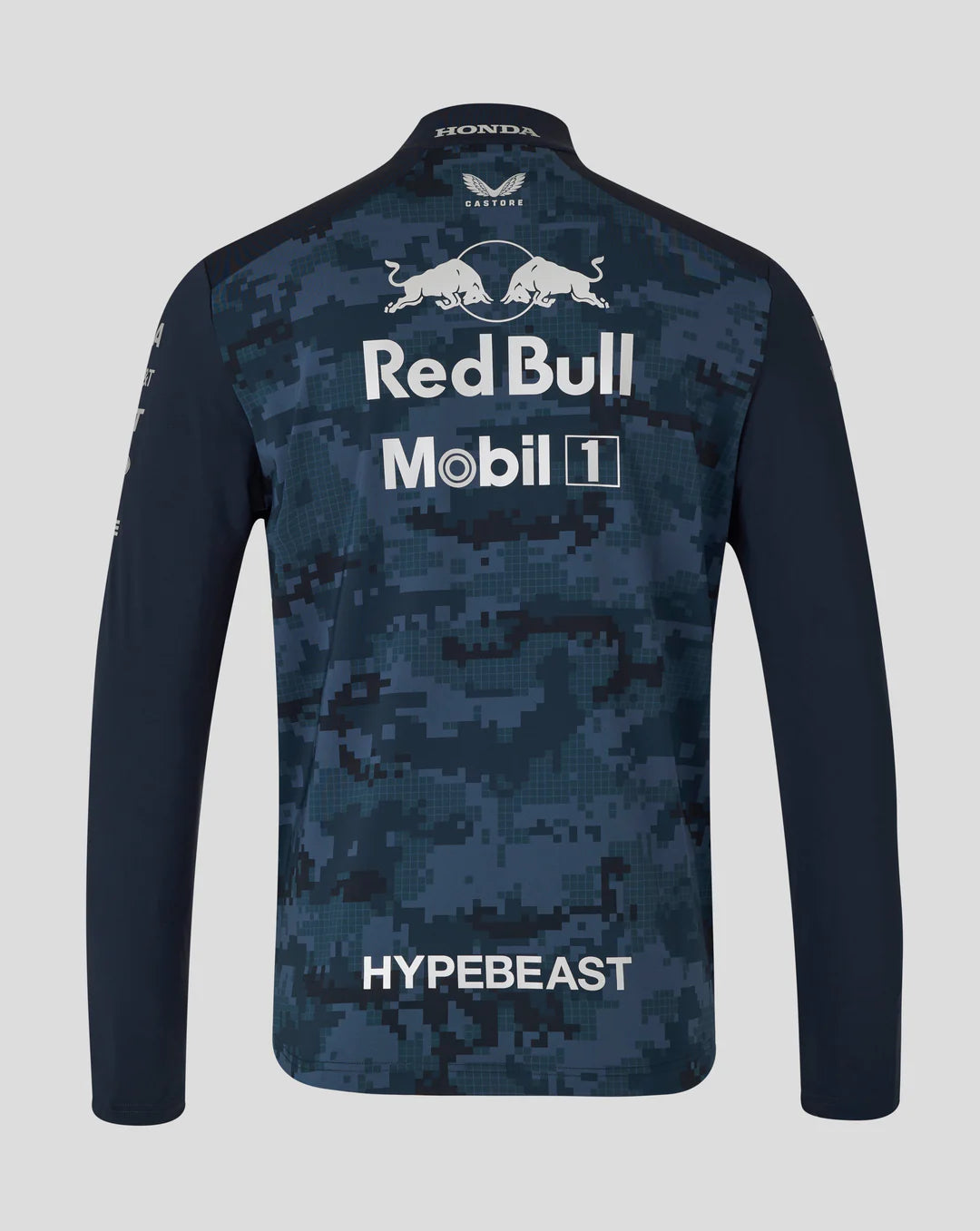 Red Bull Racing F1 x HypeBeast 2025 Special Edition 1/4 Zip Sweatshirt - Navy