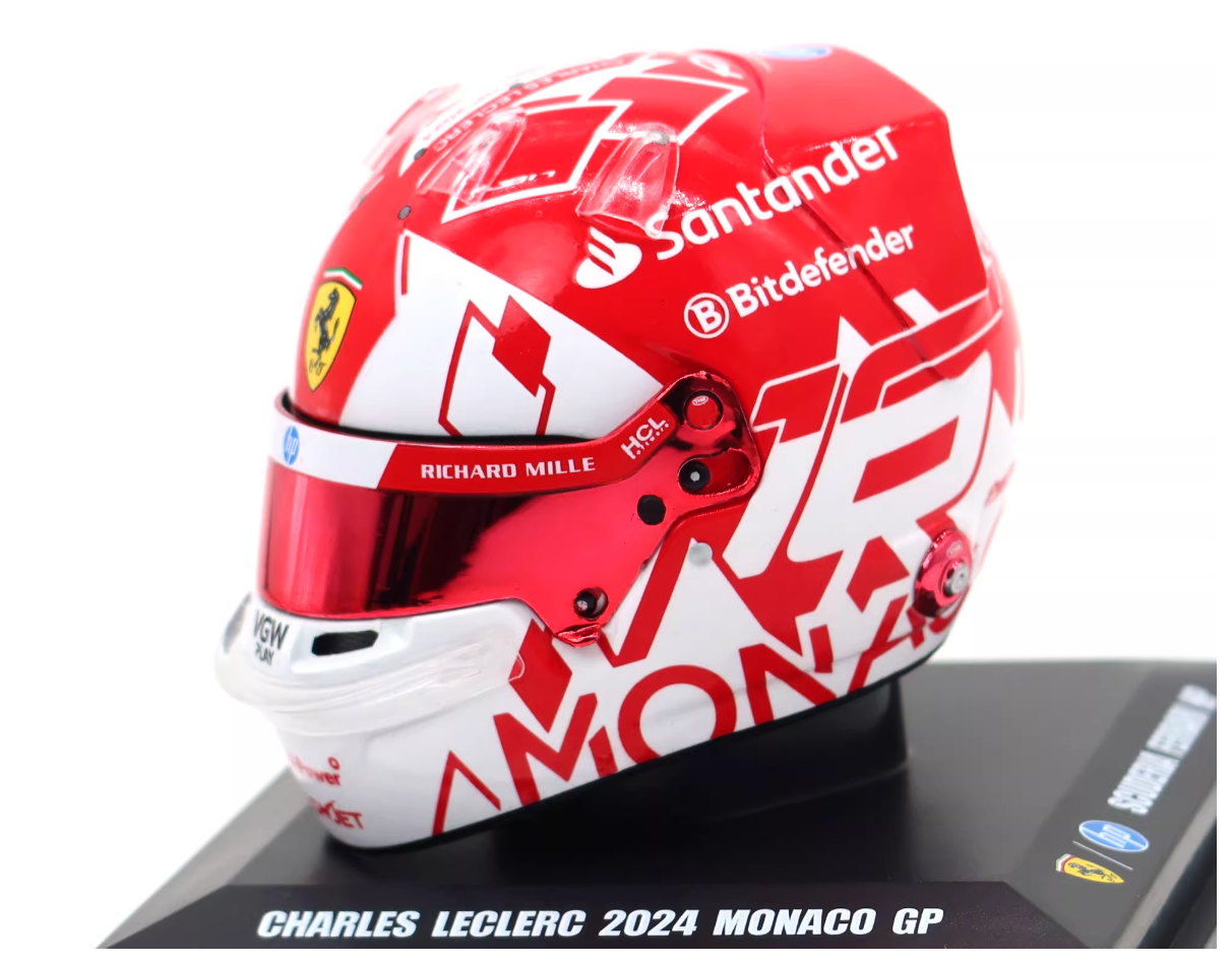 Charles Leclerc 2024 Monaco GP 1:5 Helmet