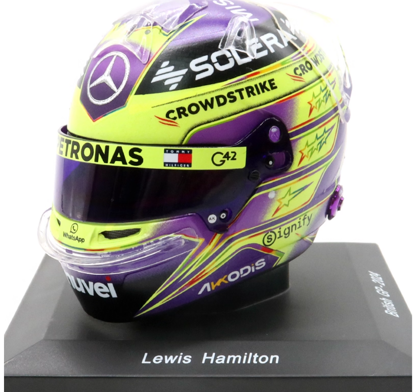 Lewis Hamilton 2024 Silverstone GP 1:5 Helmet
