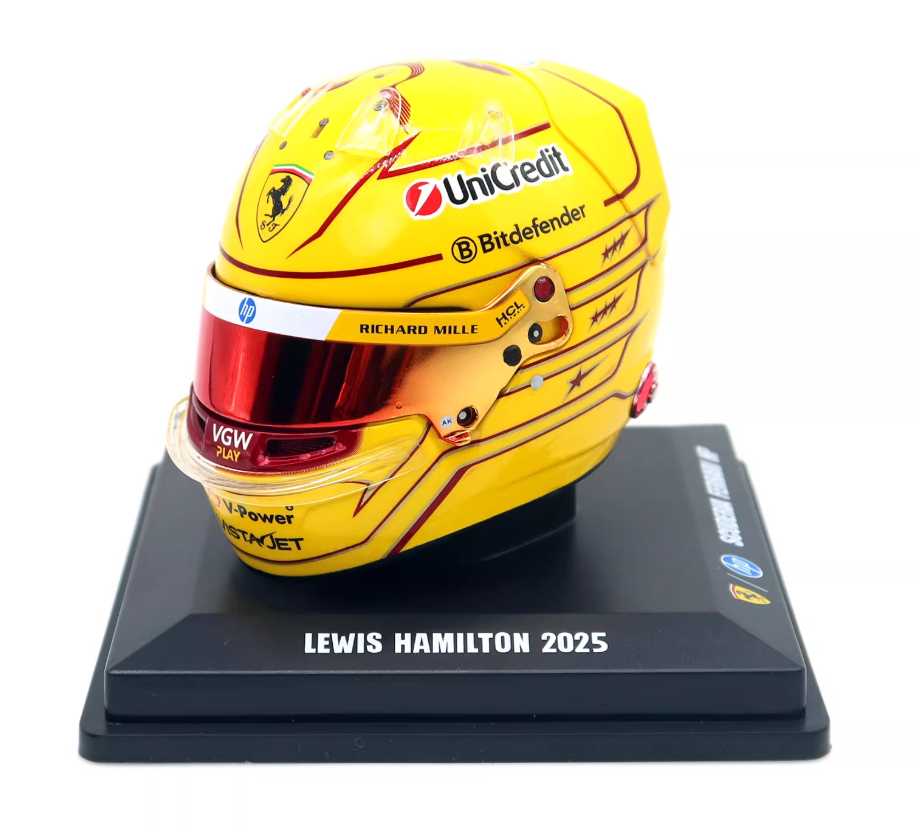 Lewis Hamilton 2025 Ferrari 1:5 Helmet