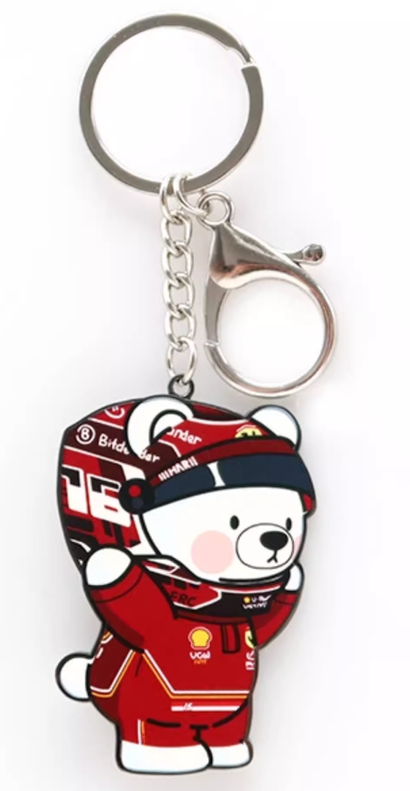 F1 Driver Bear Keychain Collection