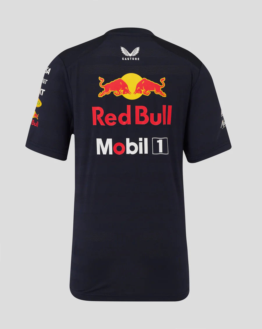 Red Bull Racing F1 Kid's 2025 Team T-Shirt - Youth Navy