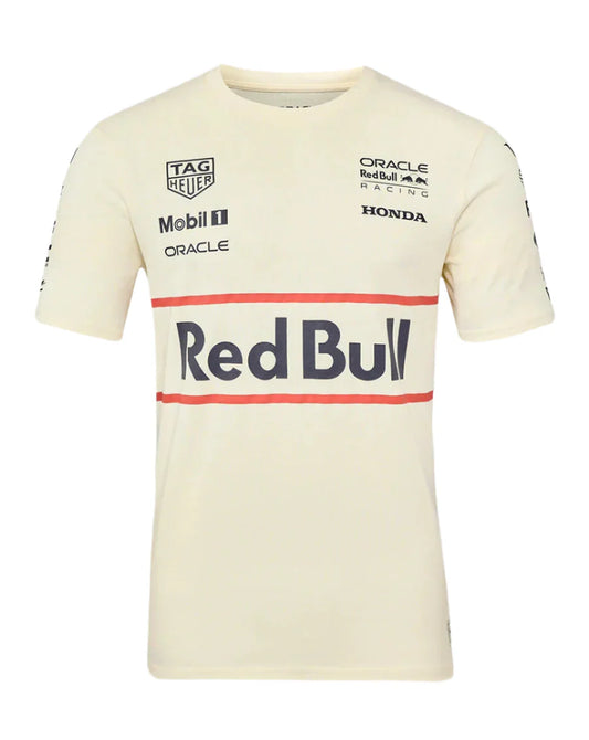 Red Bull Racing F1 Heritage Team T-Shirt - Egret