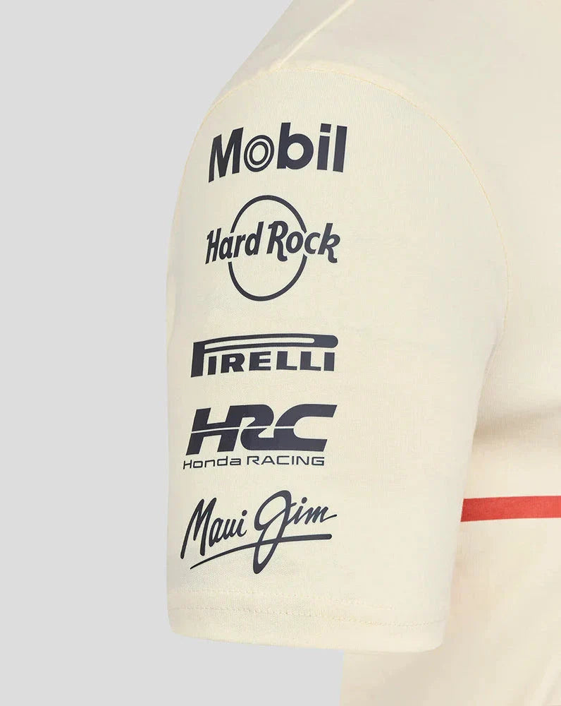Red Bull Racing F1 Heritage Team T-Shirt - Egret