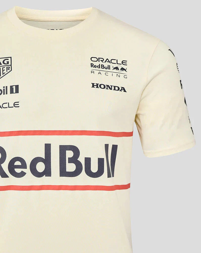 Red Bull Racing F1 Heritage Team T-Shirt - Egret