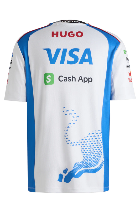 [IN STOCK] Visa Cash App RB F1 2025 Men's Team T-Shirt - White